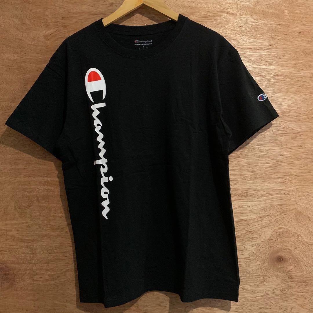Champion vertical outlet logo shirt