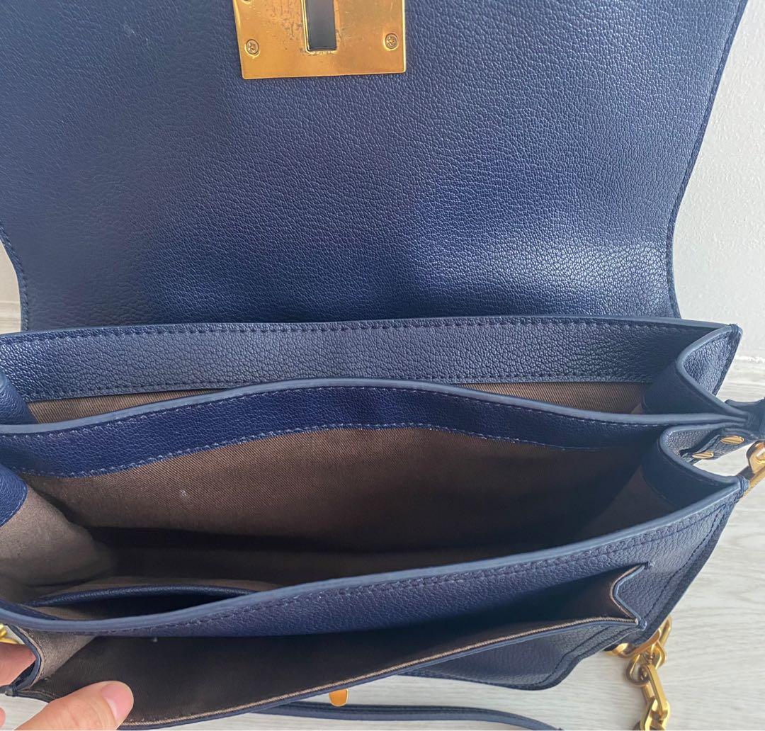 Charles Keith handbag navy blue