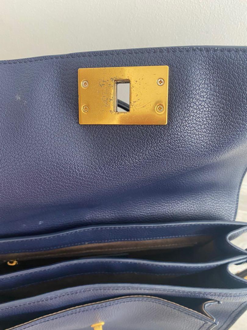 Charles Keith handbag navy blue
