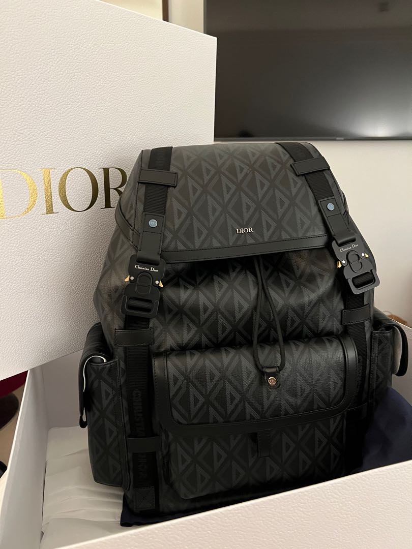 Backpacks  Dior Mens Dior Hit The Road Backpack Natural Cd