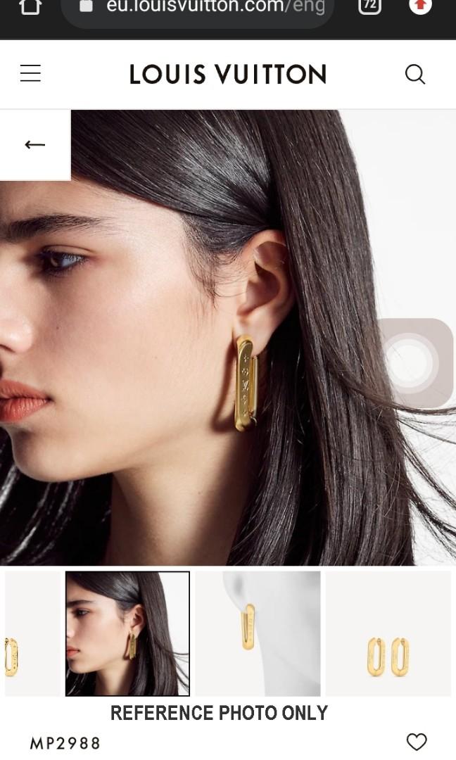 louis vuitton edge earrings