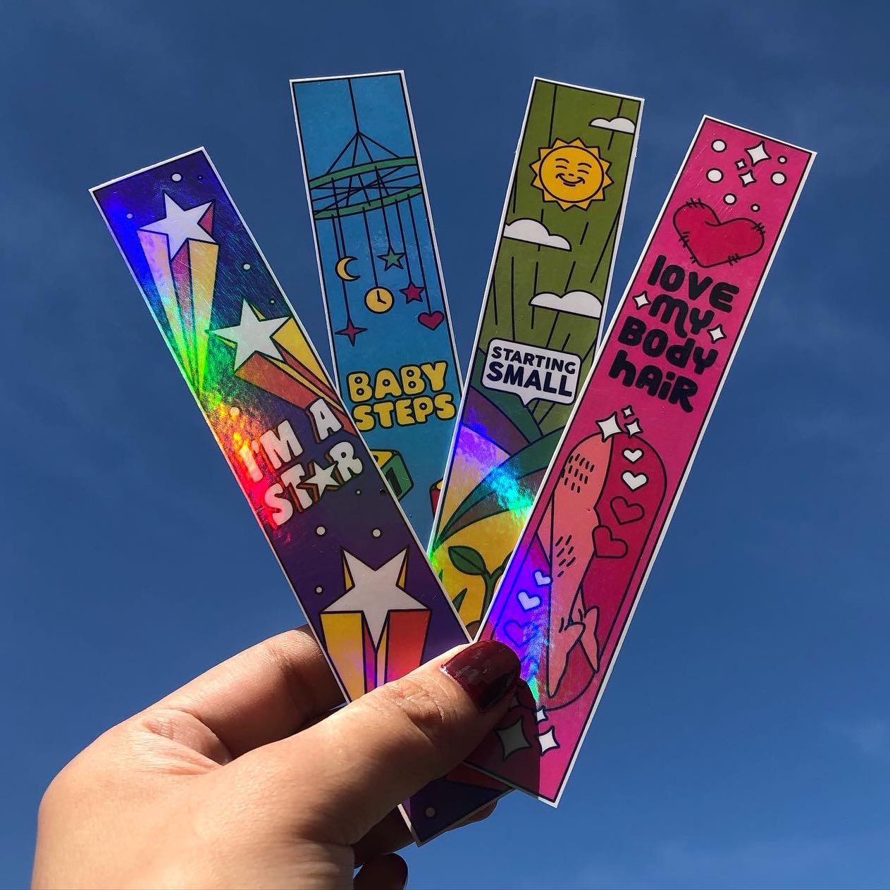 Cute Sticker / can be used as a Bookmark too! (Category: Stationery & School Supplies) located in Manila. Submitted by tkwcha (Listing ID 1158292174, Image 1). Description: 💟 I'm a Star 💟 Yasss Queen 💟 Baby Steps 💟 Starting Small ✨ Rainbow Top Vinyl Stickers ✨ Php 40 each Take all for Php 110 💟 🌈 TKW Sticker Club 🌈.