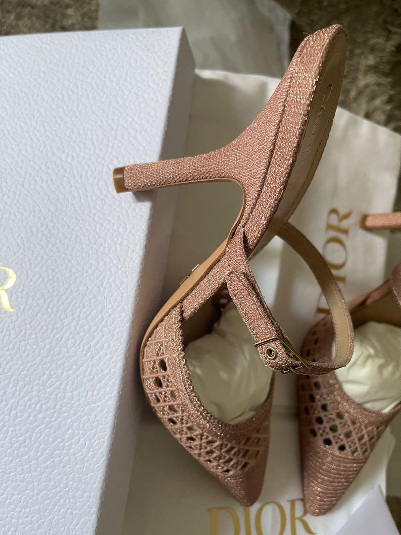 pink dior pumps