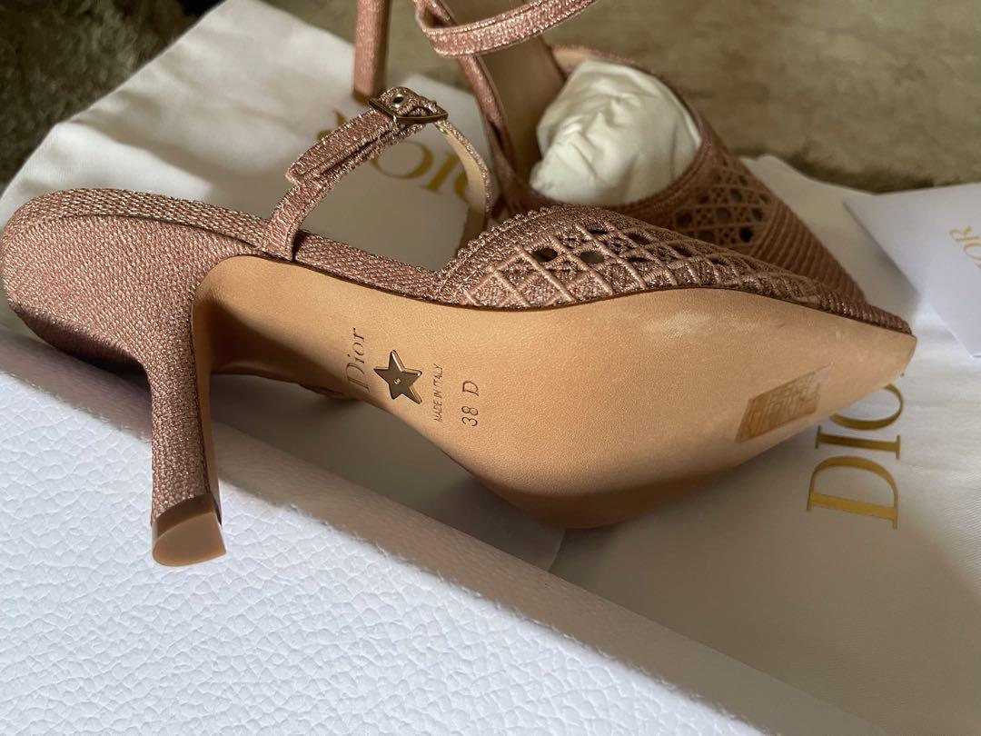 pink dior pumps