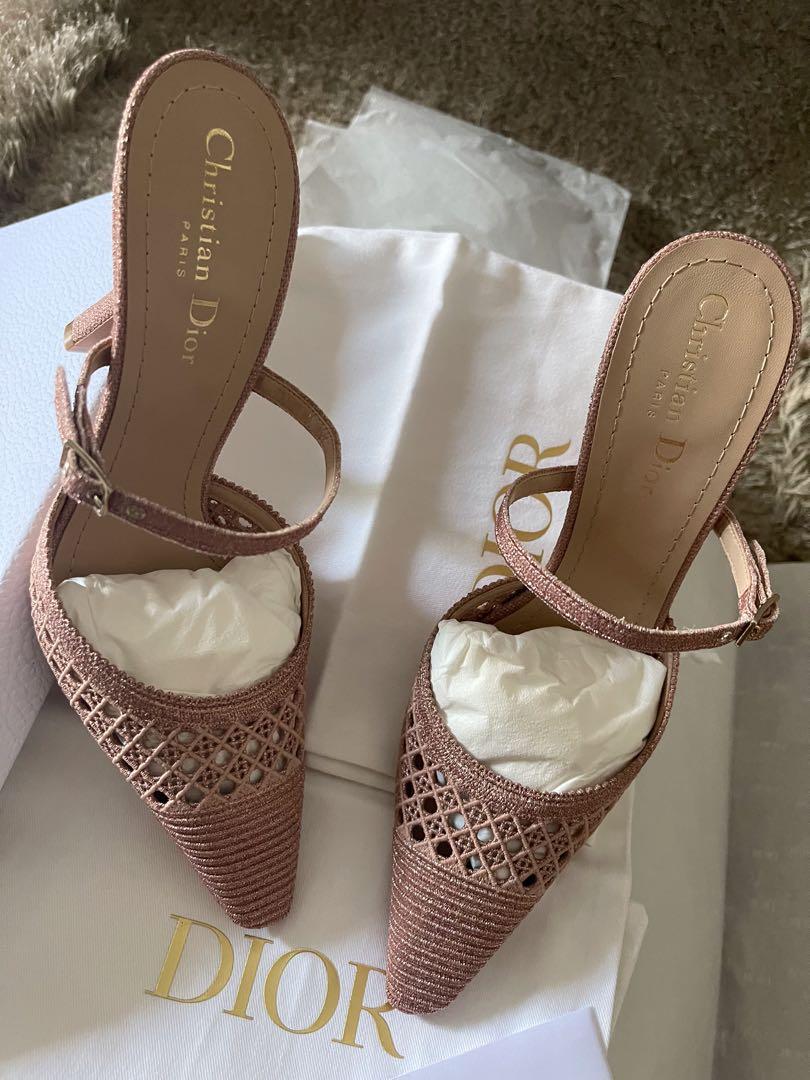 pink dior pumps