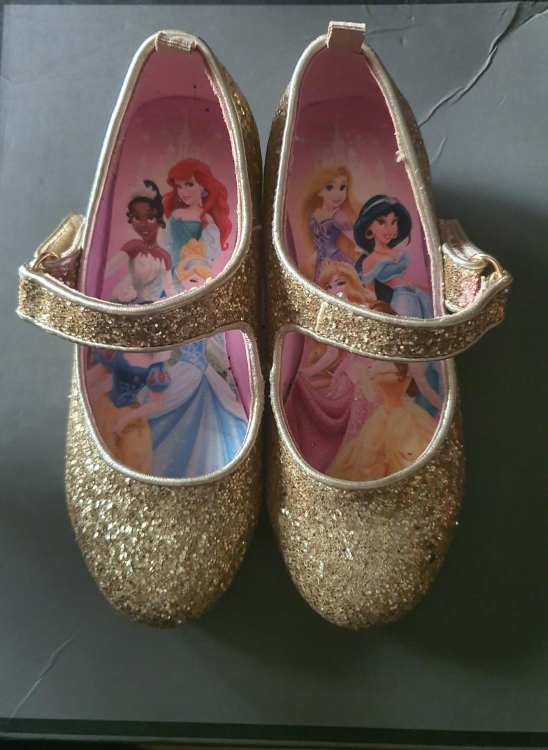 Disney Princess Glittery Gold Heels