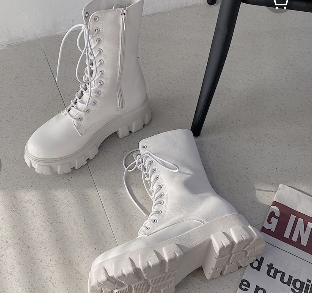 Dr. Martens Boots Dupe, Women's Fashion, Footwear, Boots on Carousell