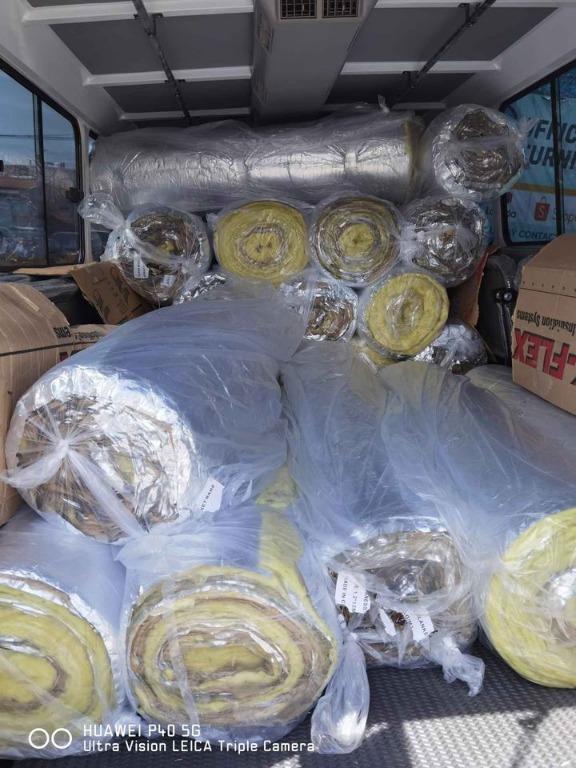 FIBERGLASS CEILING HEAT INSULATION (Category: Construction & Building Materials) located in Marikina City. Submitted by christine_km8enterprises (Listing ID 1158331355, Image 1). Description: Fiberglass (Glass wool) Insulation for Sale 👉🏻BIG DISCOUNTS for bulk orders👈🏻 Smart / Viber / Telegram: 09682902240 Globe: 09955373239 Christinekm8enterprises@gmail.com Fb: Christine/ km8 enterprises ✔️Good tensil strength ✔️Non corrosive ✔️Good for oven
