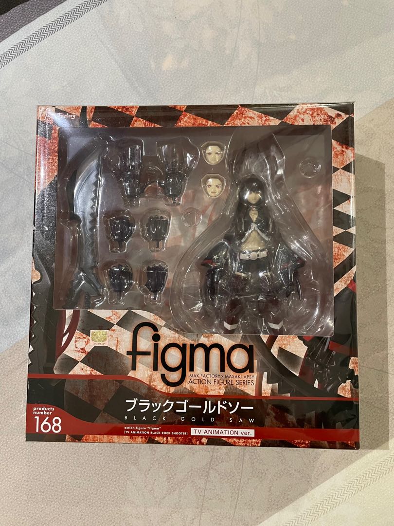 Figma 168 Black Gold Saw – TV Animation Ver. – Black Rock Shooter – Max Factory