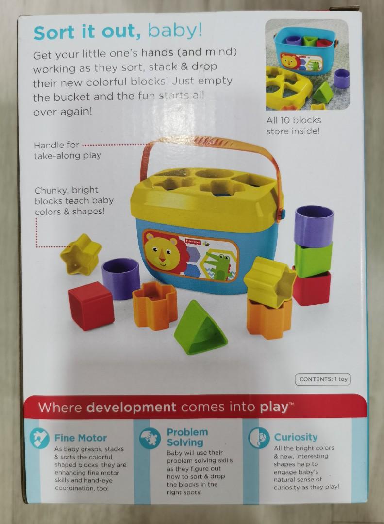 Fisher price baby's first blocks, shape sorter, Babies & Kids, Infant