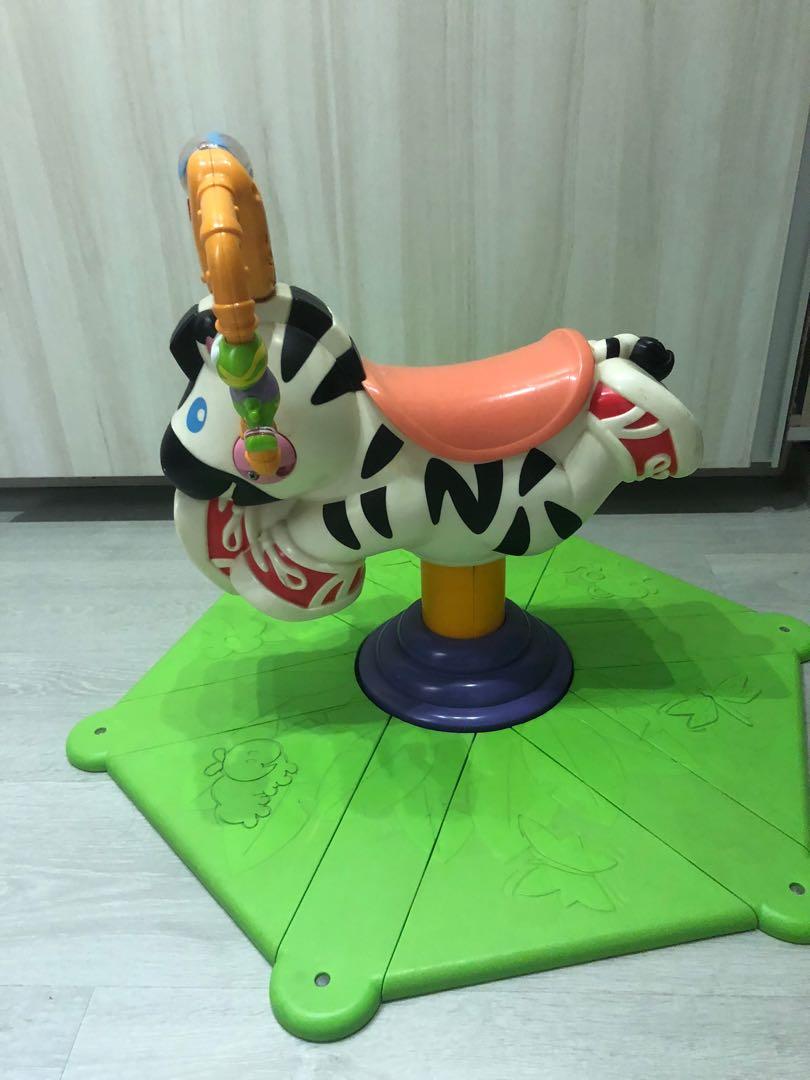Fisher Price Bounce and Spin Zebra, Hobbies & Toys, Toys & Games on