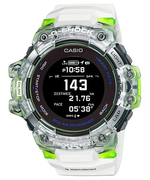 g shock skeleton green