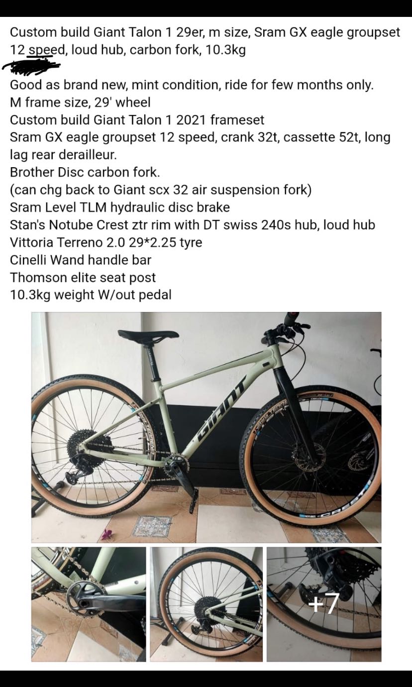 Giant Talon 1, Everything Else on Carousell