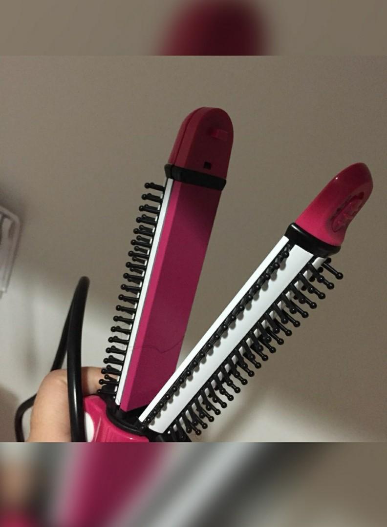 Curler plus sale straightener