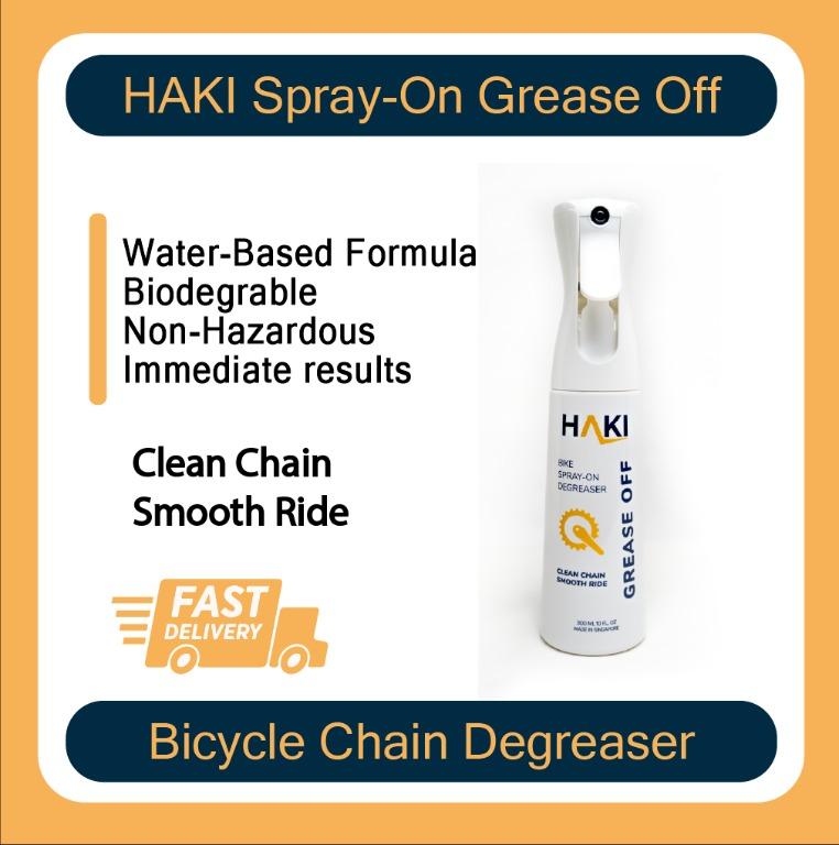HAKI SprayOn Bicycle Drivetrain Degreaser, Sports Equipment, Bicycles