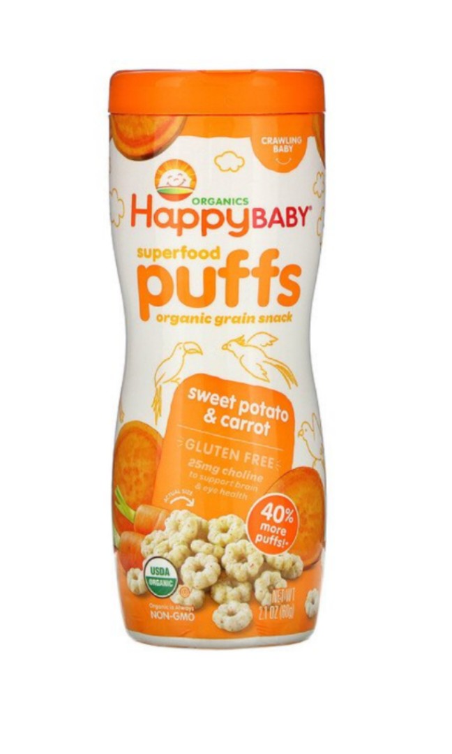 Happy Baby Puffs, Babies & Kids, Nursing & Feeding, Weaning & Toddler