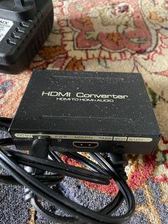 HDMI converter (HDMI to HDMI + audio)