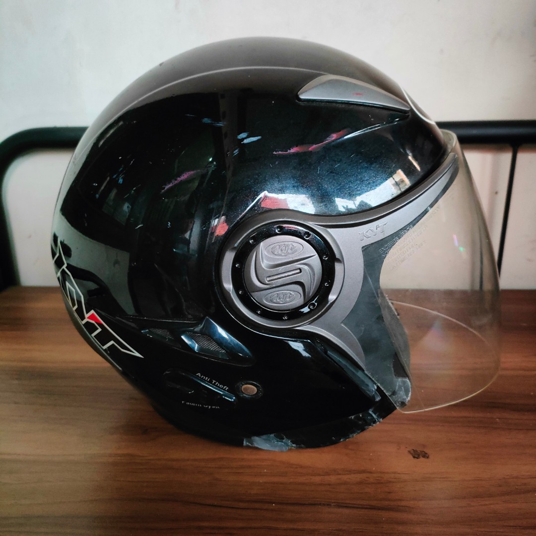 Helm kyt half shop face galaxy slide