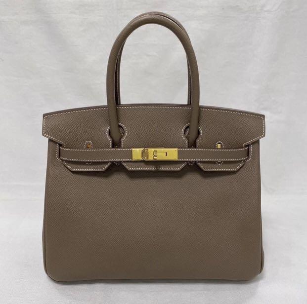 LIKE NEW‼️ Hermes Birkin 30 Etoupe Epsom. Hermes B30 Etoupe Epsom GHW.,  Luxury, Bags & Wallets on Carousell