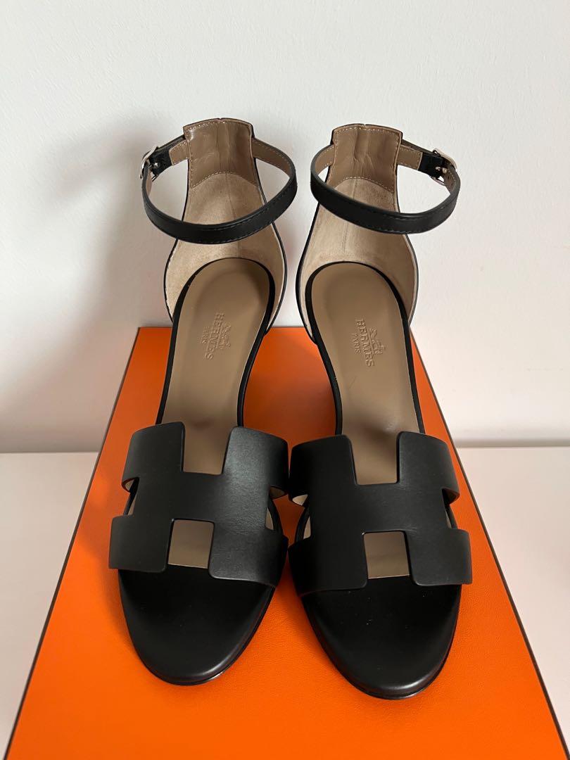 Hermes Legend sandals, Women's Fashion, Footwear, Wedges on Carousell