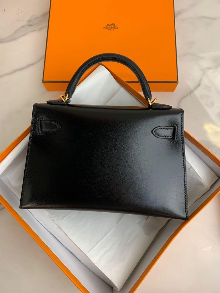 NEW HERMES 6U VERT D'EAU MATTE CROCODILE MINI KELLY II 20