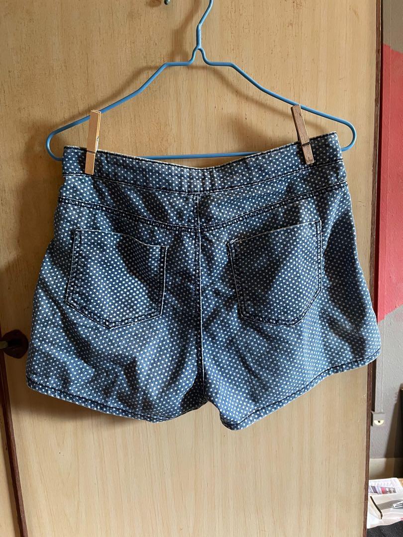 Paperbag denim shorts primark clearance