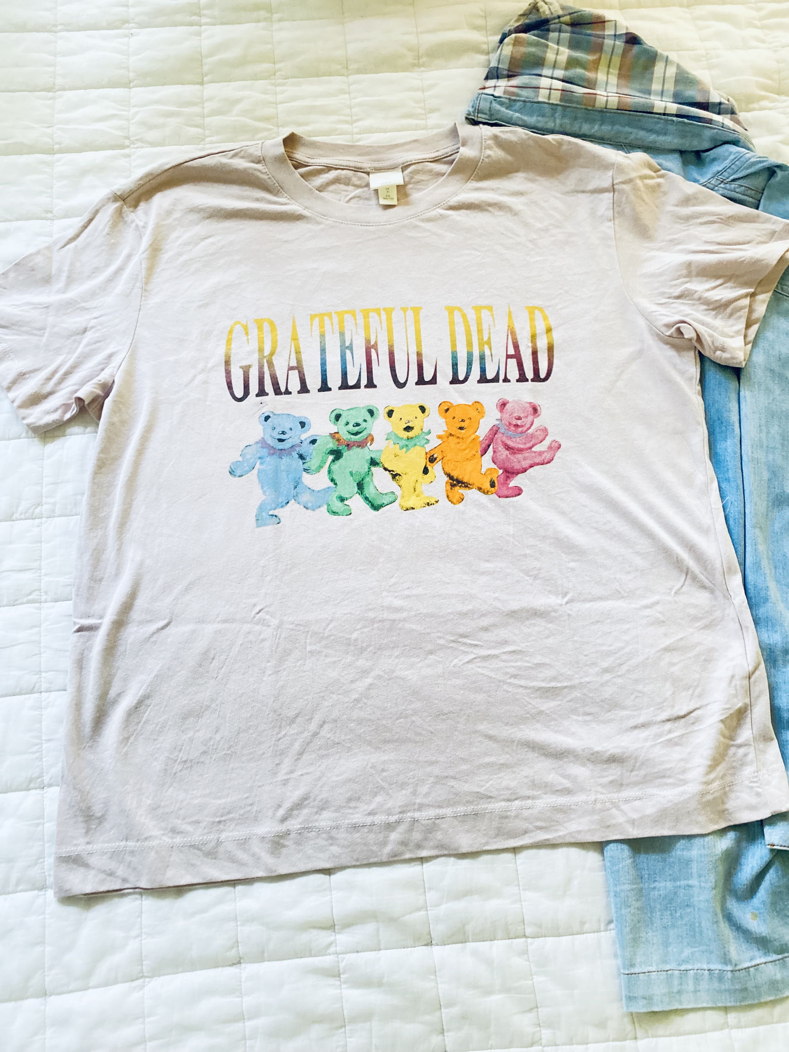 Grateful dead H&M SHIRT, Men's Fashion, Activewear on Carousell