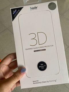 （兩片）hoda iPhone 11 Pro/X/Xs 5.8吋 美國康寧授權 3D滿版玻璃保護貼 附貼膜神器