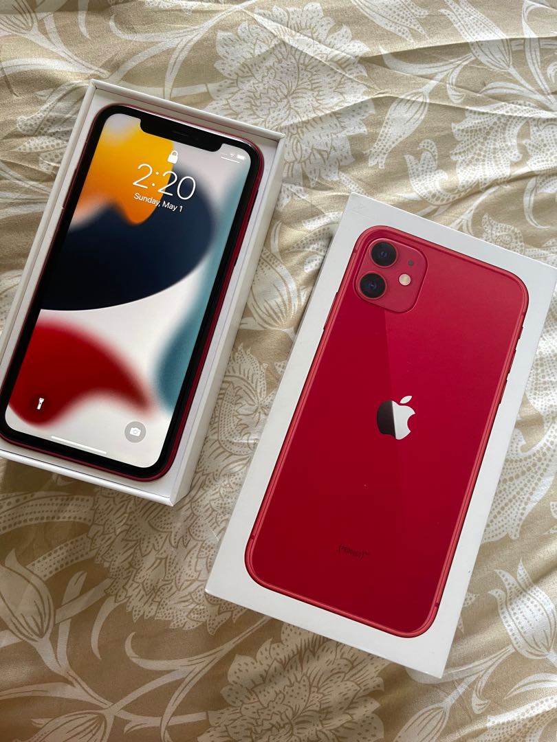 iPhone 11 (PRODUCT)RED 128 GB au ジャンク品 - スマートフォン本体