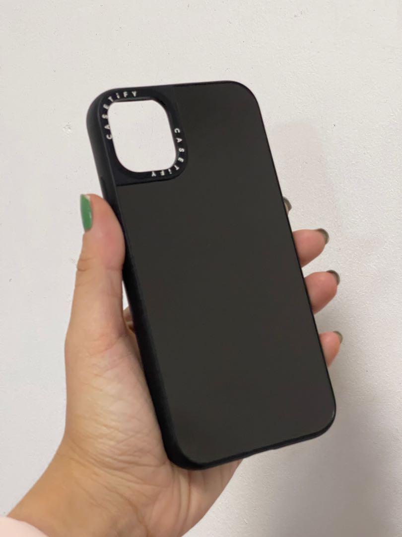 iPhone 11 ORIGINAL Casetify Mirror Case BLACK, Mobile Phones & Gadgets