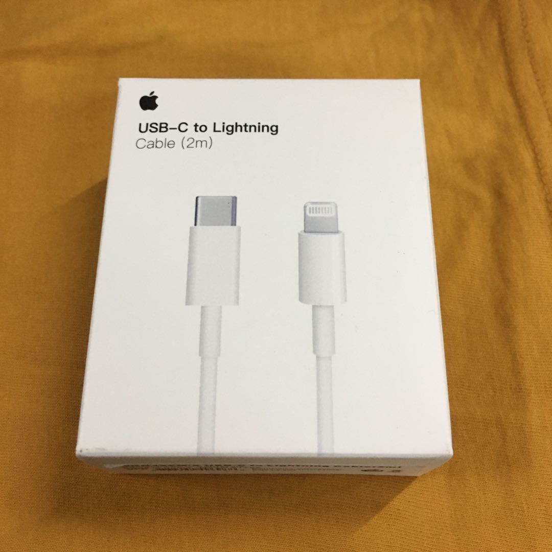 iPhone Charger 18 watts 2 meters Usb C to Lightning Cable, Mobile