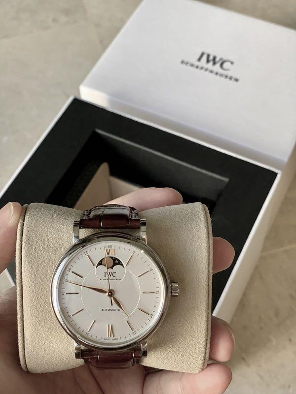 IWC PORTOFINO AUTOMATIC MOON PHASE IW459401, Luxury, Watches on Carousell