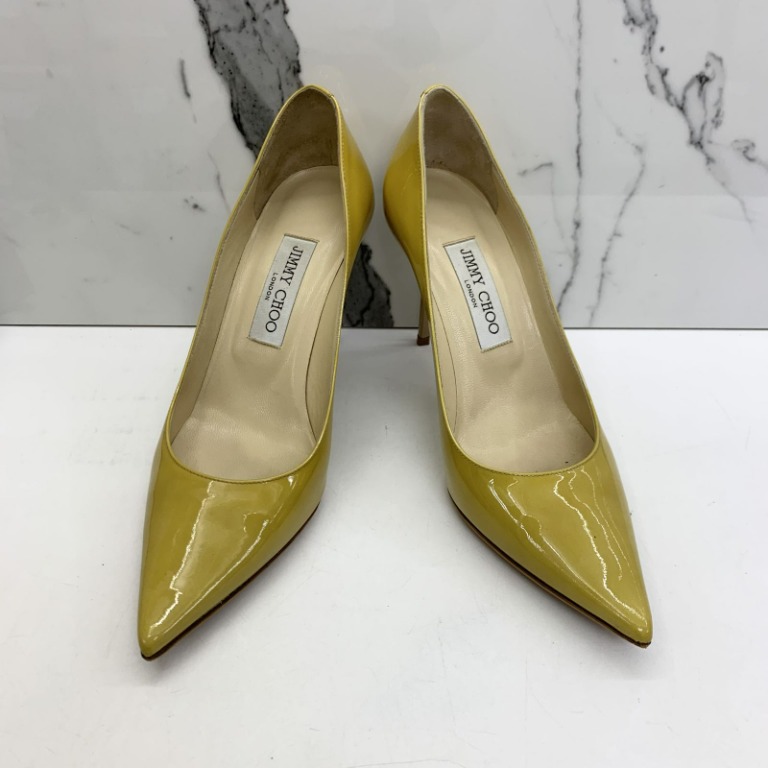 bcbg yellow pumps