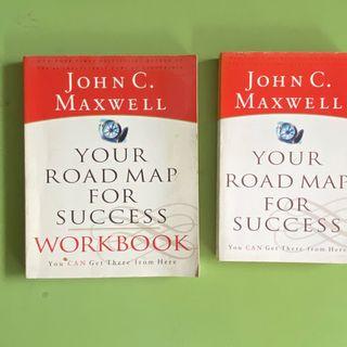 John Maxwell - Your road map to success - self help book with workbook unused