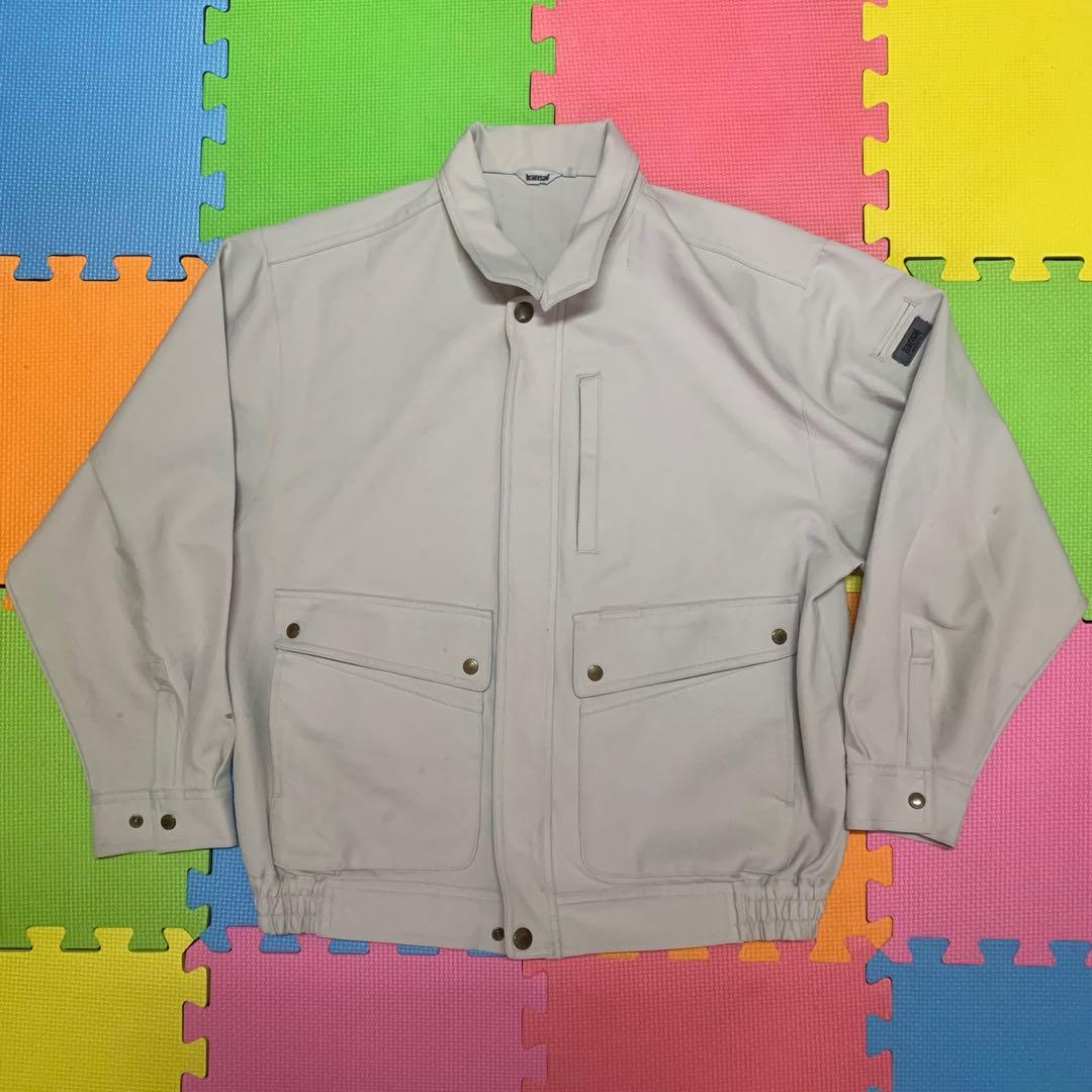 Kansai Uniform grey work jacket, Men's Fashion, Coats, Jackets and ...