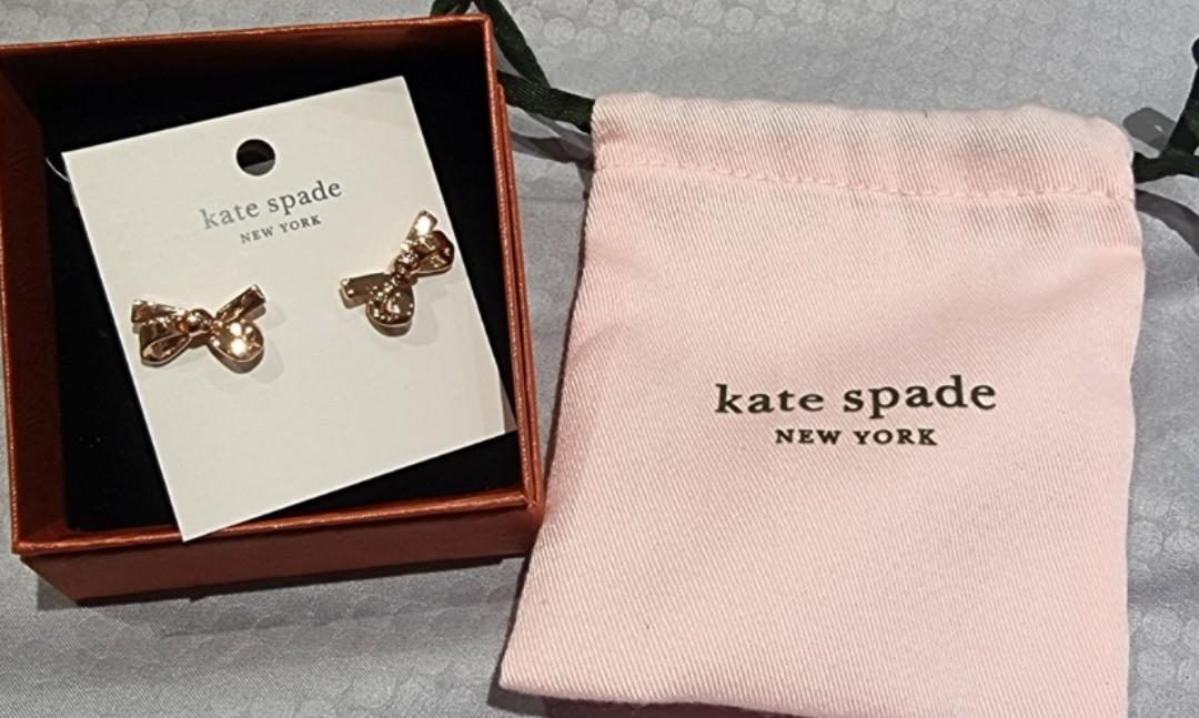 Kate spade skinny shop mini bow earrings