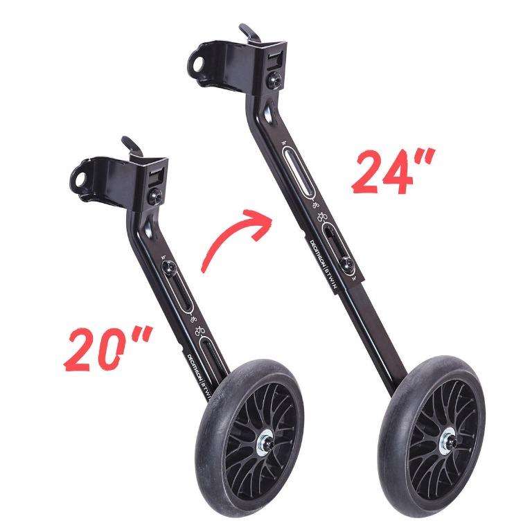Btwin training wheels best sale