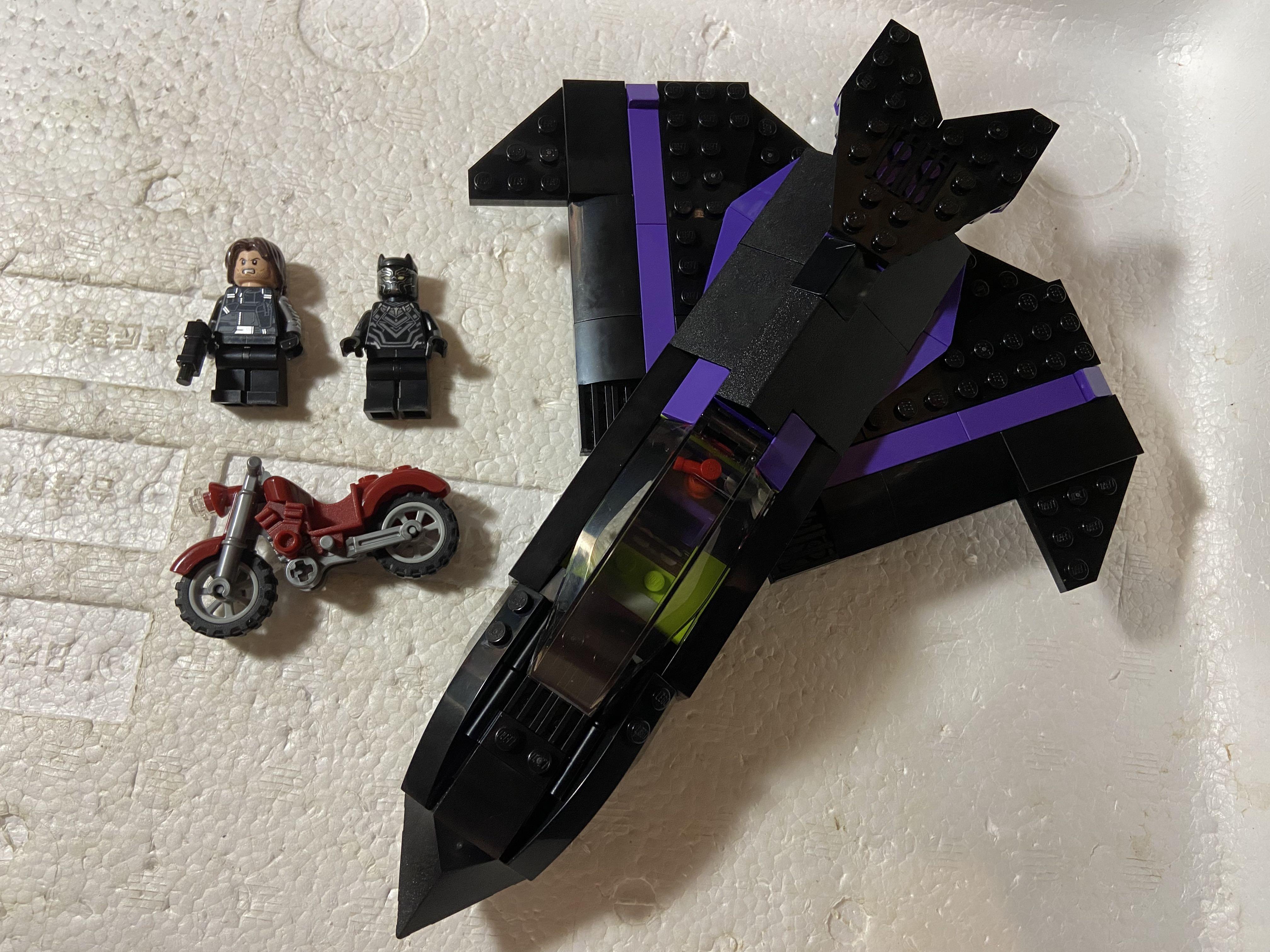 Winter Soldier Black Panther Pursuit Lego Marvel 樂高76047 黑豹