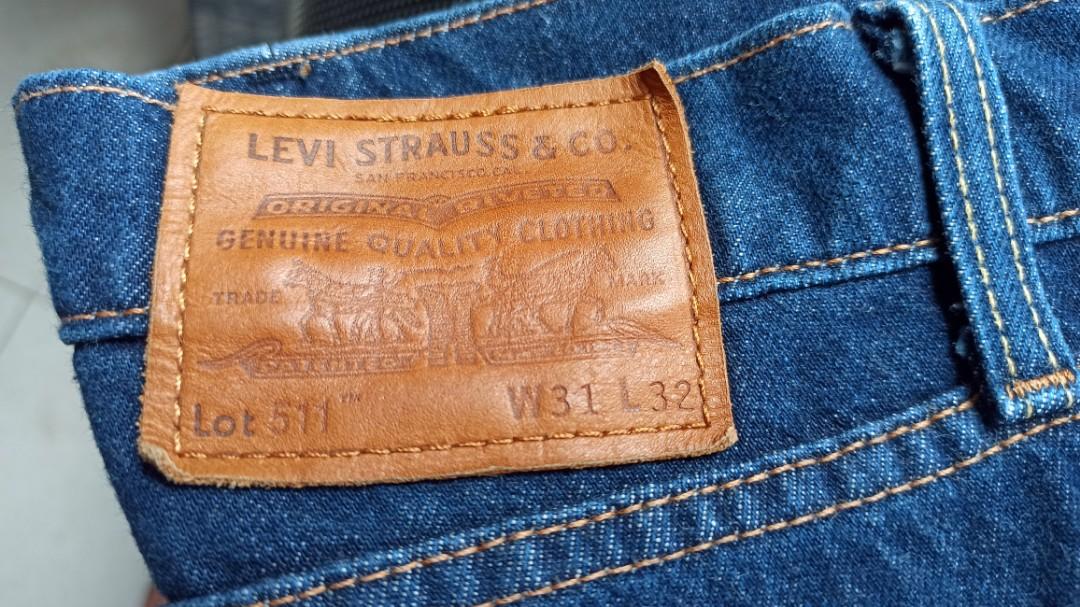 Levi s 511 Slim Fit Solstice Selvedge Warp Jeans Original Fesyen