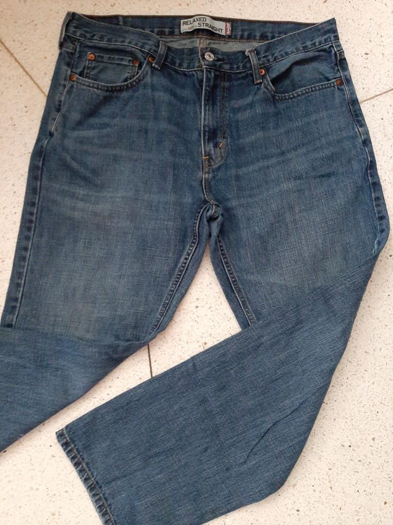 LEVI'S 559 RELAXED STRAIGHT DENIM JEANS, SIZE 36X32, Men's Fashion