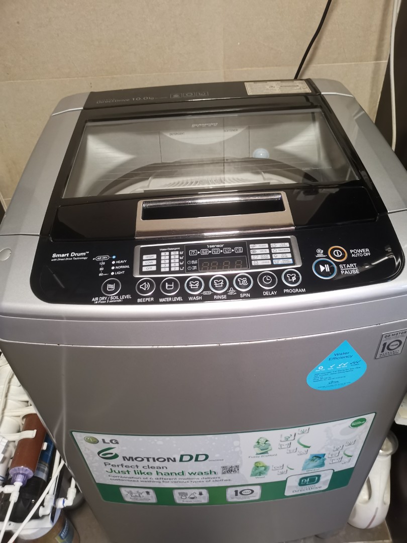 LG 10kg Direct Drive Top Load Washing Machine, TV & Home Appliances