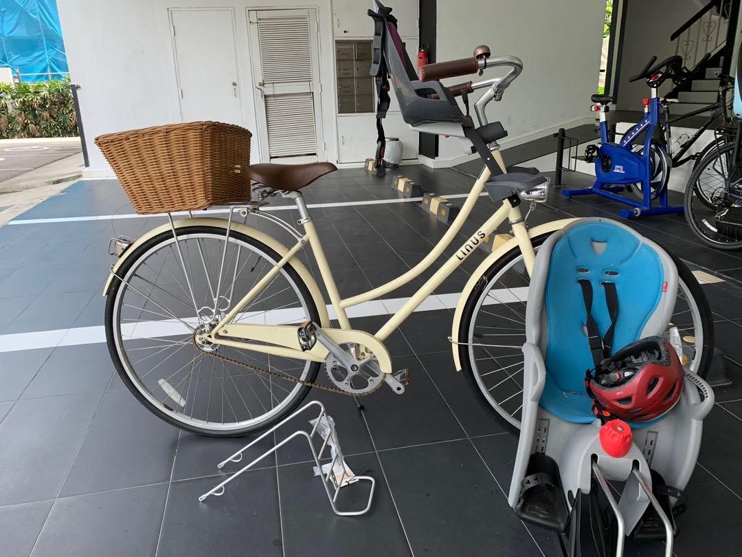 Linus ladies town bike 2 years old. Single speed with coaster break