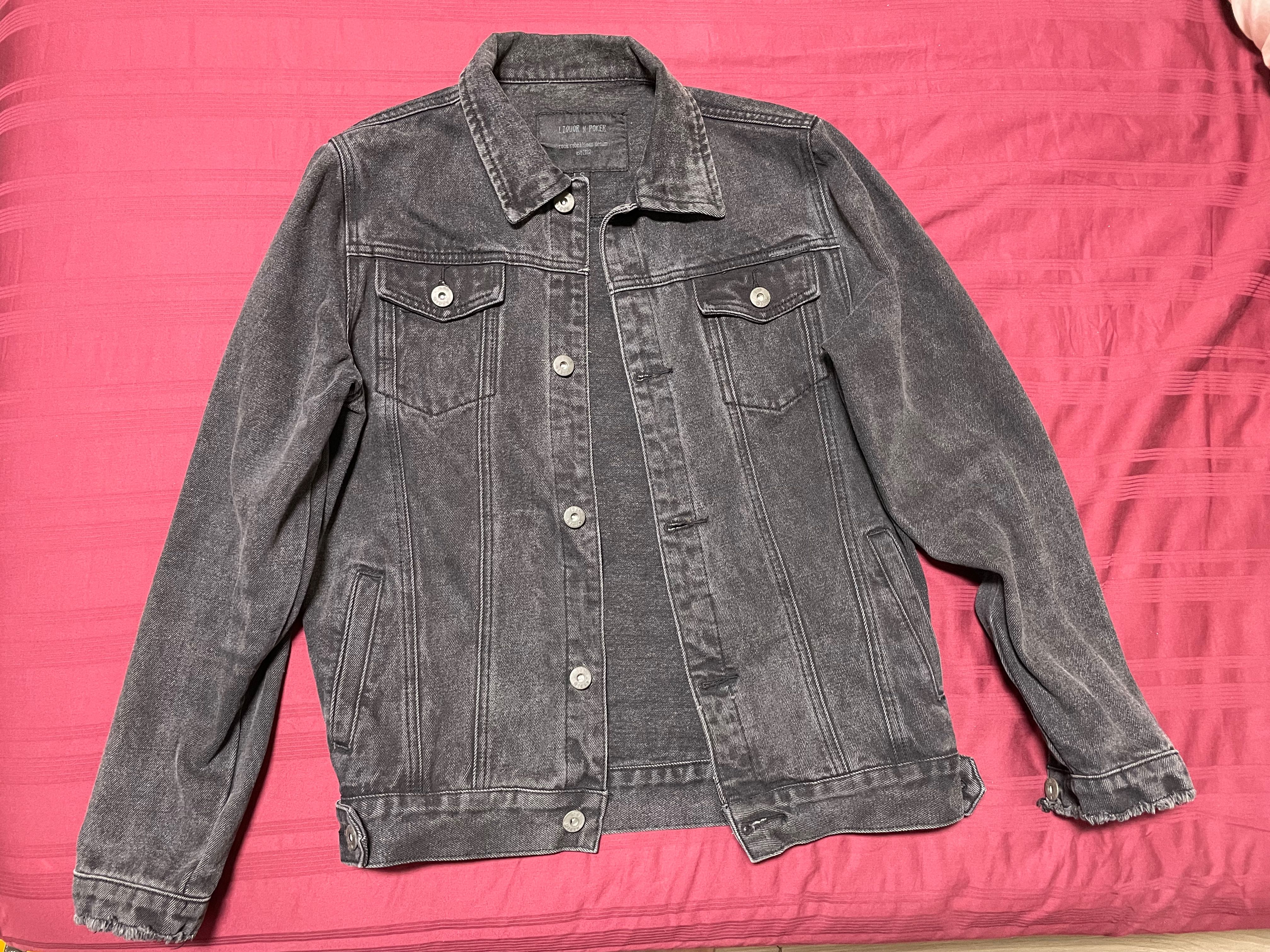Liquor N Poker Denim Jacket, Men's 