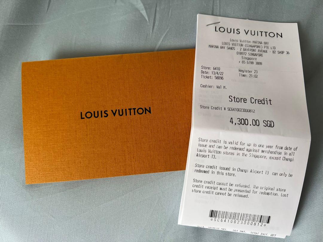 💕Louis Vuitton Store Credit worth $4100 instant $150 OFF, Luxury