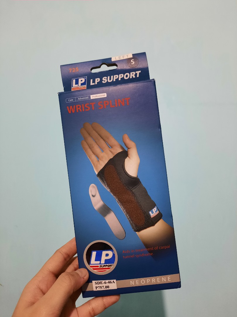 LP wrist splint, Health & Nutrition, Braces, Support & Protection on Carousell