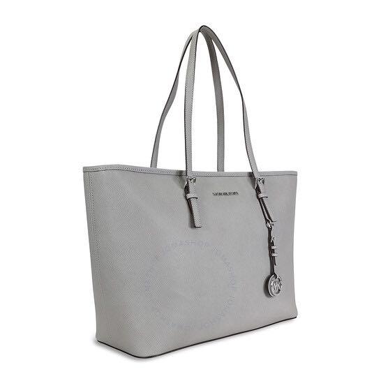 Michael kors pearl grey tote deals