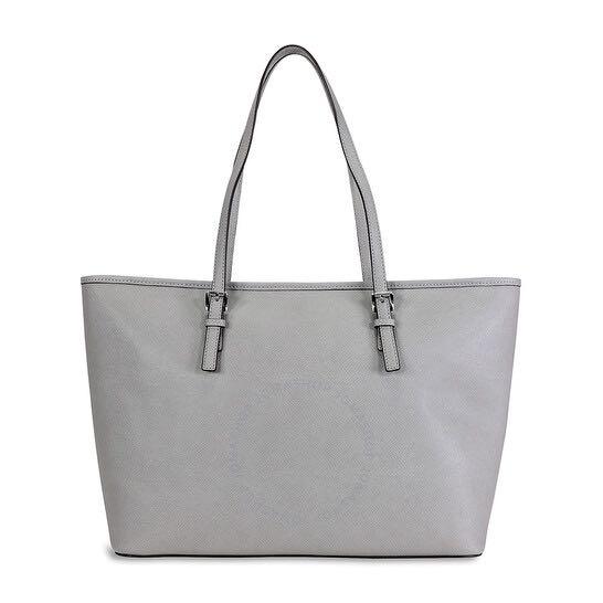 Michael Kors Jet Set Travel Tote Pearl Grey Women s Fashion Bags Wallets Tote Bags on Carousell