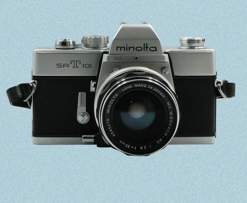 Minolta SRT 101 Manual Film Camera, Photography, Cameras on Carousell