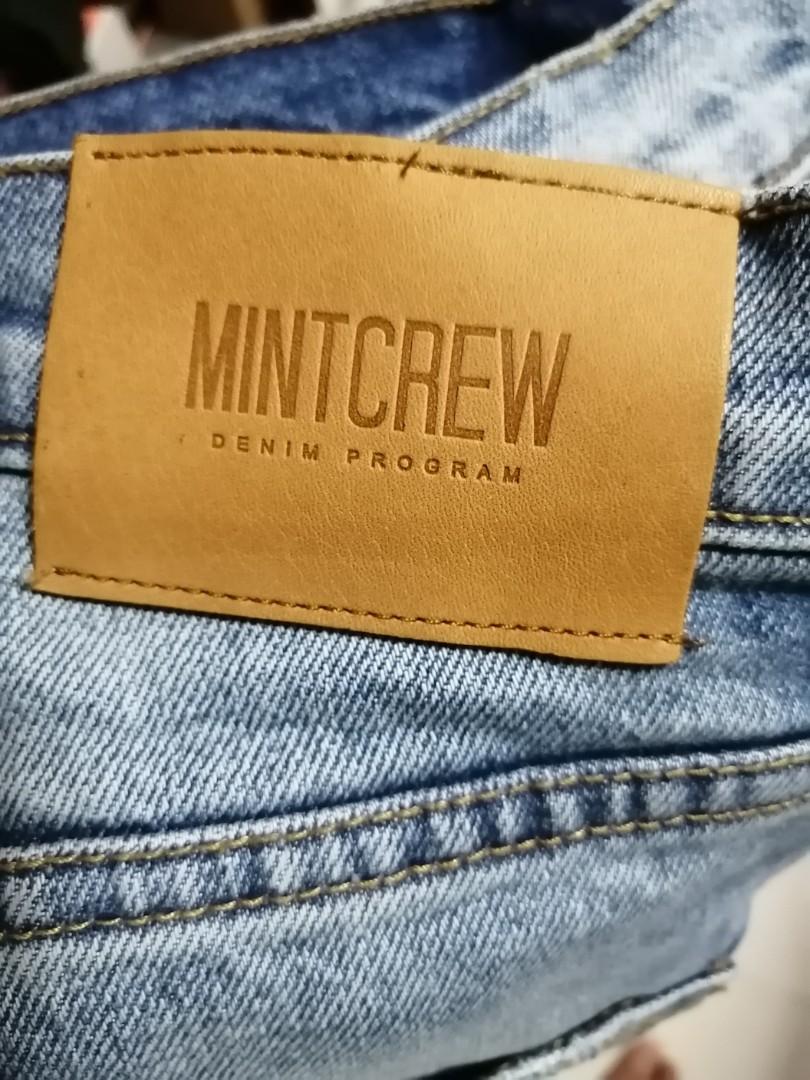 MINTCREW Flared Denim Carpenter Pant (Orange) 30