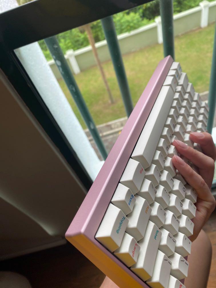 Monokei Kei - Blush pink premium custom mechanical keyboard